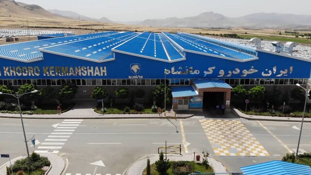 شکستن رکورد تولید در ایران‌خودرو کرمانشاه