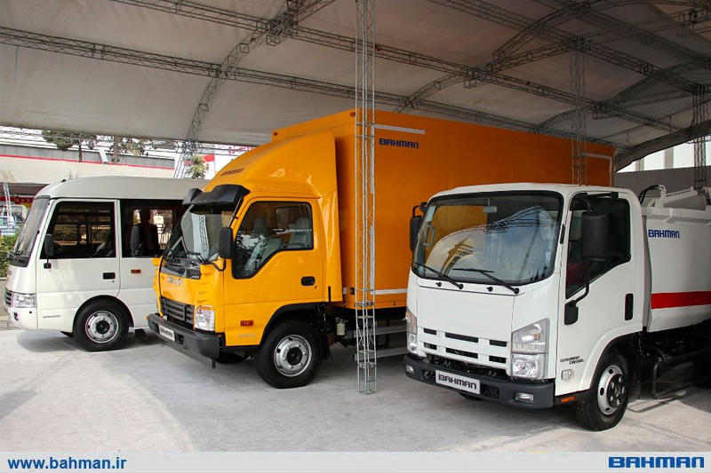 خودروهای تجاری بهمن در نمایشگاه حمل و نقل، لجستیک و صنایع وابسته